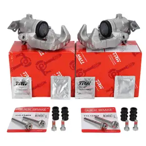 2x TRW Bremssattel &Oslash; 38mm + F&uuml;hrungsh&uuml;lsen f&uuml;r VW Golf 4 Polo 9N 8L Ibiza Leon hinten