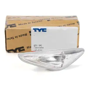 TYC 18-0457-00-9 Blinkleuchte Blinker seitlich WEISS f&uuml;r BMW X3 F25 X5 E70 X6 E71 rechts