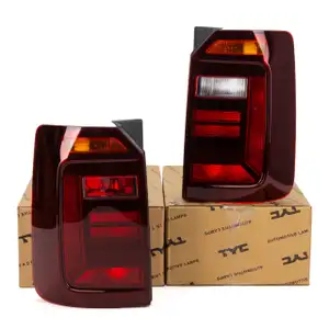 2x TYC ABGEDUNKELT Heckleuchte R&uuml;ckleuchte Schlussleuchte f&uuml;r VW Caddy 4/Alltrack hinten