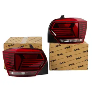 2x TYC Heckleuchte R&uuml;ckleuchte f&uuml;r VW Polo 6 AW1 BZ1 hinten links + rechts