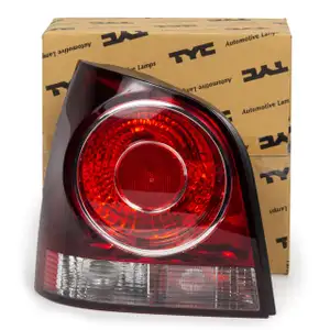 TYC 11-1116-01-2 Heckleuchte R&uuml;ckleuchte f&uuml;r VW Polo 9N 06.2005 hinten links 6Q6945095AB