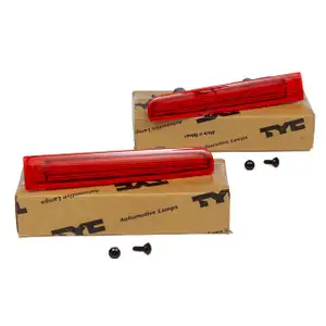2x TYC Zusatz- 3. Bremsleuchte LED f&uuml;r VW Multivan Transporter T5 links + rechts
