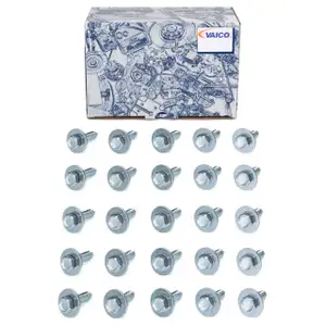 25x VAICO Schraube Radlaufabdeckung Unterfahrschutz Unterbodenschutz f&uuml;r BMW 07119916949