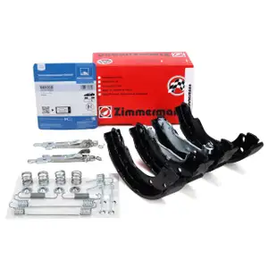 ZIMMERMANN Bremsbacken + Zubehör Satz für SMART Cabrio City-Coupe ForTwo 450 451 Roadster