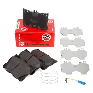 ZIMMERMANN Bremsbeläge + Wako für MERCEDES W205 CLS C257 W213 GLC 10/C253 vorne