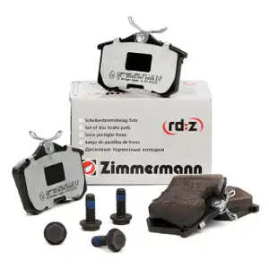 ZIMMERMANN rd:z Bremsbeläge für AUDI CITROEN FIAT FORD PEUGEOT SKODA SEAT VW hinten
