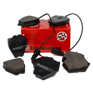 ZIMMERMANN Bremsbeläge + Wako für AUDI A4 B5 S4 A6 C5 2.7T 4.2 S6 VW Phaeton vorne