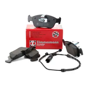 ZIMMERMANN Bremsbel&auml;ge Bremskl&ouml;tze + Wako f&uuml;r BMW 3er E36 E46 Z3 E36 Z4 E85 vorne