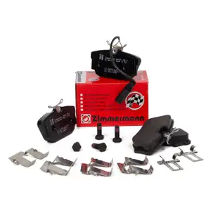 ZIMMERMANN Bremsbel&auml;ge Bremskl&ouml;tze + Wako f&uuml;r VW Transporter T4 15 Zoll PR-Nr. 2E2 hinten