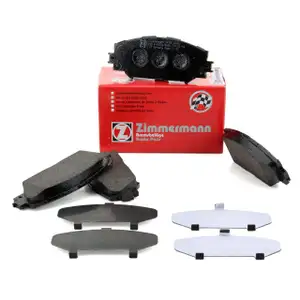 ZIMMERMANN Bremsbel&auml;ge Bremsbelagsatz f&uuml;r Toyota Auris RAV 4 Verso S Yaris vorne
