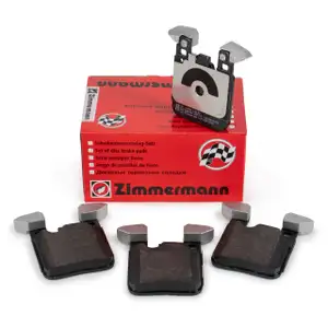 ZIMMERMANN Bremsbel&auml;ge Bremskl&ouml;tze f&uuml;r BMW F20 F21 F22 F23 F30-34 mit Sportpaket hinten