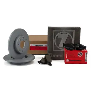 ZIMMERMANN Bremsscheiben + Bel&auml;ge f&uuml;r OPEL Astra F Corsa A B Vectra A vorne