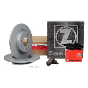 ZIMMERMANN Bremsscheiben + Bel&auml;ge f&uuml;r OPEL Signum Vectra C SAAB 9-3 hinten