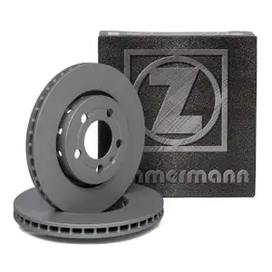 ZIMMERMANN Bremsscheiben Satz f&uuml;r AUDI A3 8L TT SEAT Leon SKODA Octavia Bora Golf 4 hinten