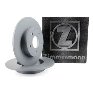 ZIMMERMANN Bremsscheiben Satz f&uuml;r Nissan Almera (V10) Tino Primera (P12) hinten