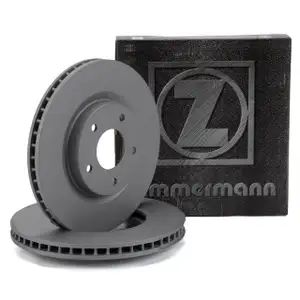 ZIMMERMANN Bremsscheiben Satz f&uuml;r NISSAN Qashqai 1 J10 X-Trail T31 vorne