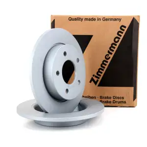 ZIMMERMANN Bremsscheiben f&uuml;r Mazda 3 BK 1.4 1.6 1.6DI BL 1.6 1.6/2.2D hinten