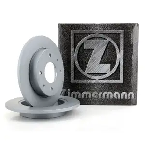 ZIMMERMANN Bremsscheiben Satz f&uuml;r MITSUBISHI Colt 6 CZC SMART ForFour 454 hinten