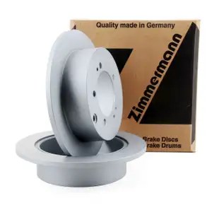 ZIMMERMANN Bremsscheiben Satz f&uuml;r Mitsubishi Eclipse II Lancer Outlander hinten