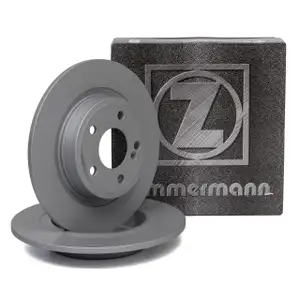 ZIMMERMANN Bremsscheiben Satz f&uuml;r MERCEDES W176 W246 W242 C117 X117 X156 hinten