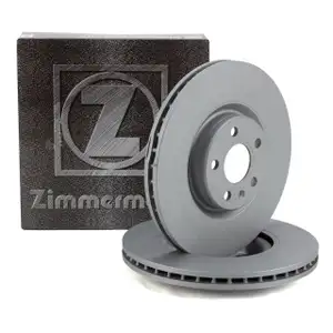 ZIMMERMANN Bremsscheiben Satz für VOLVO S60 3 S90 2 V60 2 V90 2 XC40 XC60 2 vorne