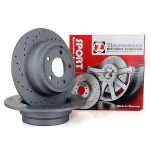 Zimmermann SPORT Bremsscheiben Satz f&uuml;r VOLVO 850 C70 1 S70 V70 1 hinten