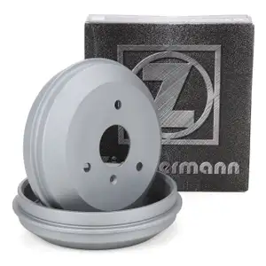 ZIMMERMANN Bremstrommeln Satz f&uuml;r SMART City-Coupe ForTwo Cabrio Coupe 450 451 hinten