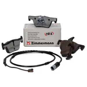 ZIMMERMANN rd:z Bremsbel&auml;ge + Wako f&uuml;r BMW 1er F20/21 2er F22/23 3er F30-34 4er hinten
