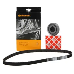 CONTI CT637 Zahnriemen + febi Spannrolle für VW Golf 1 2 3 Passat B1-B4 T4 PORSCHE 924