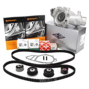 CONTI Zahnriemen + Rollen + Wasserpumpe + Thermostat PORSCHE 944 2.5 163 PS ab 01.1987