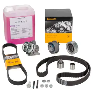 CONTI Zahnriemensatz Wapu Keilriemen 5L ORIGINAL Frostschutz für VW Golf 6 1.6/2.0 TDI