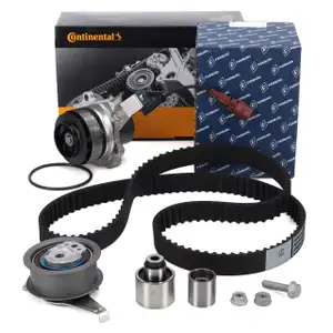 CONTI Zahnriemensatz + PIERBURG Wasserpumpe f&uuml;r VW Golf 7 Passat B8 Tiguan T6 1.6/2.0 TDI