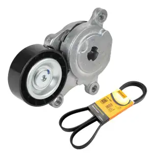 CONTI 5PK1515 Keilrippenriemen + Riemenspanner f&uuml;r MERCEDES W176 W177 W246 W247 M260 M270