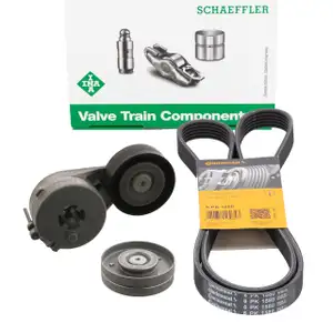 CONTI Keilrippenriemen INA Spanner Rolle f&uuml;r VW Amarok Multivan Transporter T5 T6 2.0 TSI