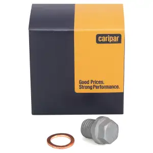 CARIPAR Ölablassschraube M12x15 + Dichtring für MERCEDES 190 W201 W203 W204 W205 W211 W212