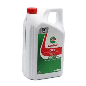 5L CASTROL GTX 10W-40 A3/B4 Motor&ouml;l &Ouml;l f&uuml;r MB 226.5/229.3 RN0700/0710 501.00/505.00