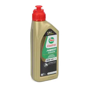 1L 1 Liter CASTROL POWER 1 ULTIMATE 10W-40 4T Motorrad Motor&ouml;l API SN JASO MA-2