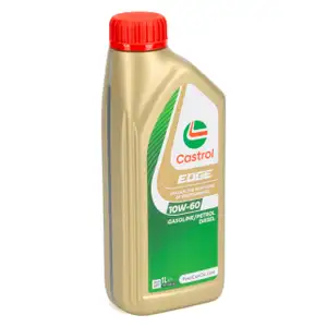 1L 1 Liter CASTROL EDGE 10W-60 Motor&ouml;l ACEA A3/B4 API SN/CF f&uuml;r BMW M VW 501.01 505.00