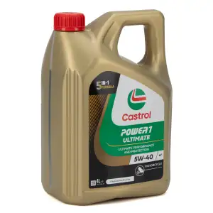 4L 4 Liter CASTROL POWER 1 ULTIMATE 4T 4-TAKT 5W40 Motoröl JASO MA-2 API SN