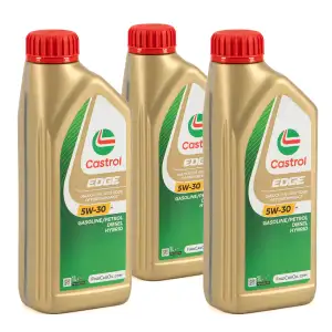 3L 3 Liter CASTROL EDGE 5W-30 M Motor&ouml;l ACEA C3 API SN f&uuml;r BMW Longlife-04 MB 229.31/51/52