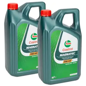 10L 10 Liter CASTROL MAGNATEC 5W-40 C3 Motoröl BMW Longlife-04 Fiat 9.55535-S2