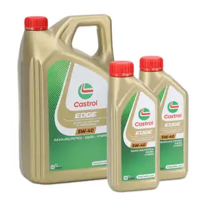 7L 7 Liter CASTROL Edge Motor&ouml;l &Ouml;l 5W-40 ACEA Light Duty C3 API SN/CF f&uuml;r VW 505.00/505.01