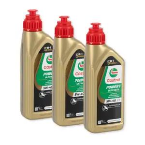 3L 3 Liter CASTROL POWER 1 ULTIMATE 4T 5W-40 Motorrad Motoröl API SN JASO MA-2