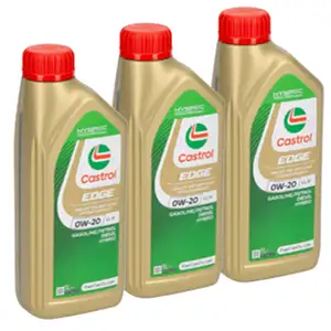 3L 3 Liter CASTROL EDGE 0W-20 LL 4 Motor&ouml;l f&uuml;r MB 229.71/72 PORSCHE C20 VW 508/509.00