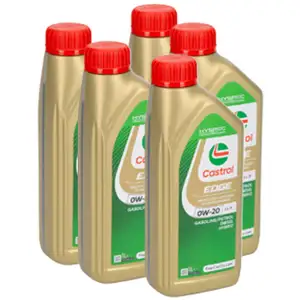 5L 5 Liter CASTROL EDGE 0W-20 LL 4 Motor&ouml;l f&uuml;r MB 229.71/72 PORSCHE C20 VW 508/509.00