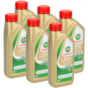 6L 6 Liter CASTROL EDGE Professional V 0W-20 Motor&ouml;l ACEA C5 VOLVO VCC RBS0-2AE