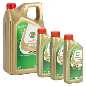 8L 8 Liter CASTROL EDGE 0W-30 Motor&ouml;l f&uuml;r BMW LL04 LL19FE MB 229.31/51 Renault RN0700/0710
