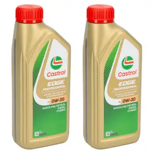 2L CASTROL EDGE Professional A5 0W-30 Motor&ouml;l &Ouml;L ACEA A1/B1 A5/B5 API SL/CF f&uuml;r VOLVO