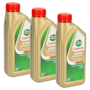 3L CASTROL EDGE Professional A5 0W-30 Motor&ouml;l &Ouml;L ACEA A1/B1 A5/B5 API SL/CF f&uuml;r VOLVO