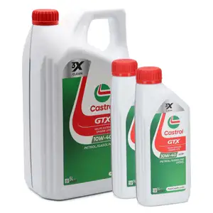7L CASTROL GTX 10W-40 A3/B4 Motor&ouml;l &Ouml;l f&uuml;r MB 226.5/229.3 RN0700/0710 501.00/505.00